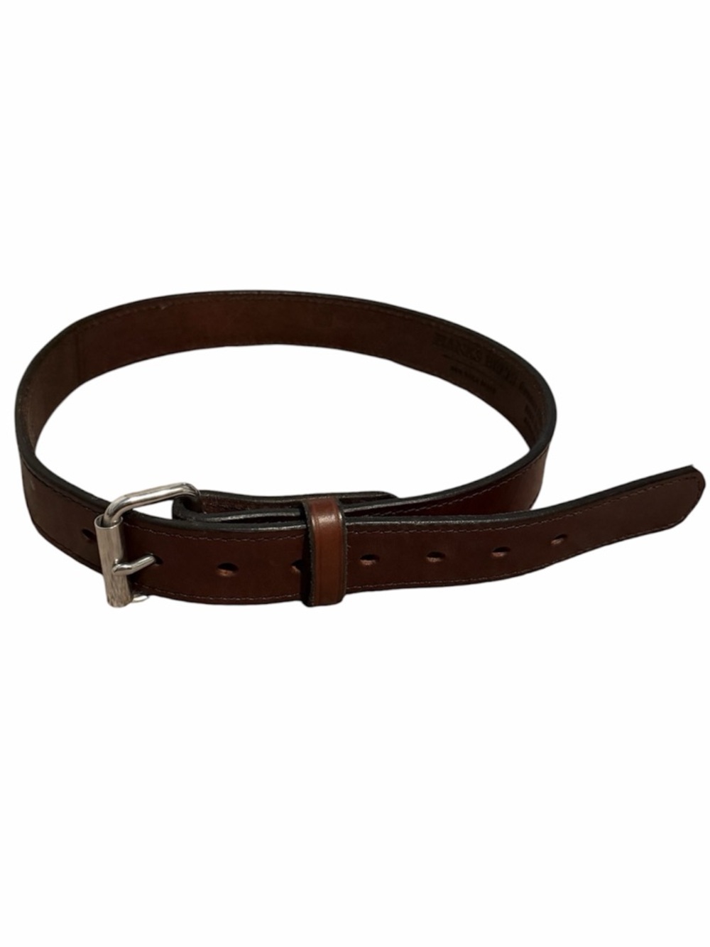 Hanks Belts Leather Brown Belt Classic Closet Staple